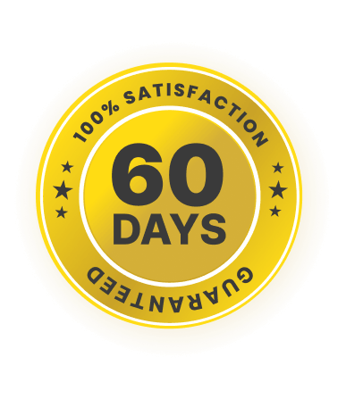 60 Days Satisfaction Guarantee Seal